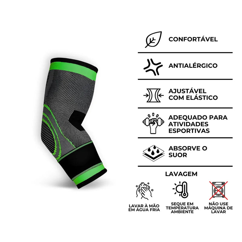 Cotoveleira ortopédica para alivio da dor